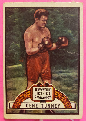 1951 TOPPS RINGSIDE #95 GENE TUNNEY