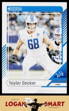 Taylor Decker 2024 Donruss #281 Detroit Lions