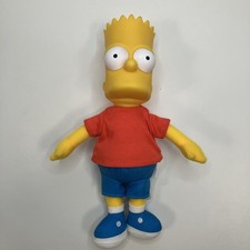 2024 Jakks Pacific The Simpsons Toy Bart Figure 9" Plush Doll