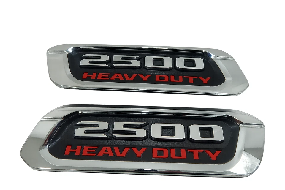 New OEM 2019-2024 Dodge Ram 2500 Heavy Duty Left & Right Hood Emblems Trim Cover - Image 2 of 3