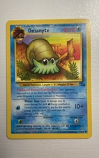 1995 omanyte pokemon card value 2002 Nintendo Legendary Collection Omanyte-Reverse Foil [W] Water Gun (10+) Does 10 damage plus 10 more damage for each W Energy attached to Omanyte but not used to pay for this attacks Energy cost Omanyte - 138/165 - SV: