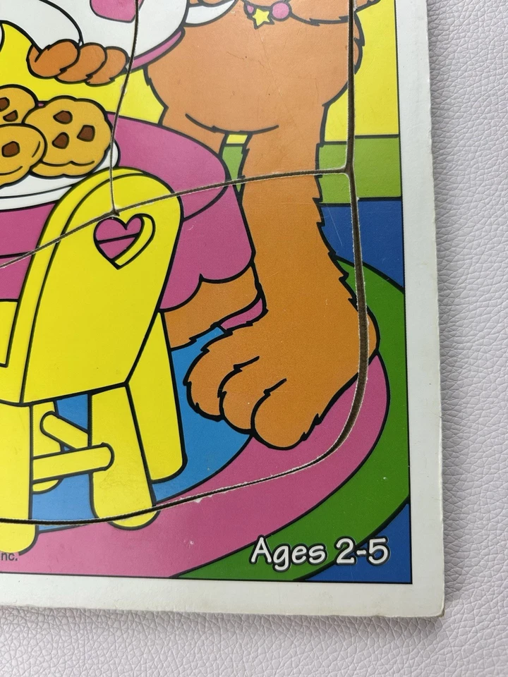 Rompecabezas de colección Playskool Sesame Street Zoe’s Tea Party 1994 7 piezas Elmo Foto 4 de 4