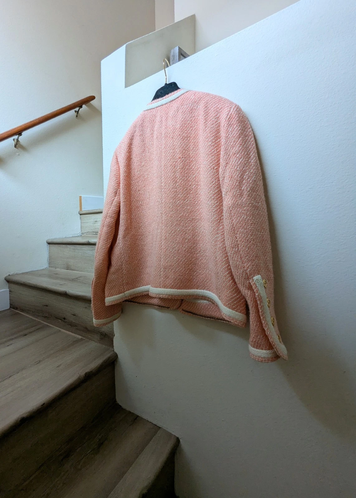 Giacca CHANEL primavera 1989 passerella iconica tweed CC FR44