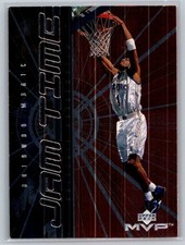 1999-00 Upper Deck MVP Basketball Jam Time #JT10 Anfernee Hardaway - VG - Magic