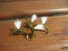 4 V Fly Size 12 Ultimate Para Olive Emerger Trout Dry Flies
