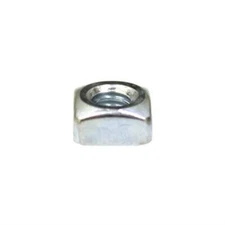 Square Nut, 3/16"-24 Thread, Bright Zinc (Qty: 100)