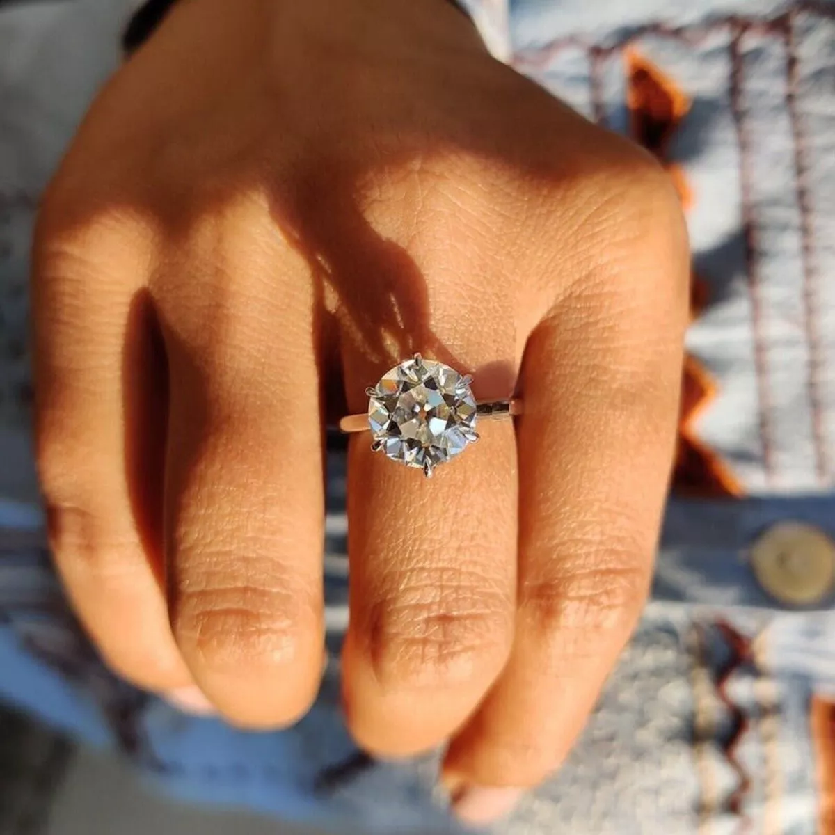 Best wedding band shop for round solitaire