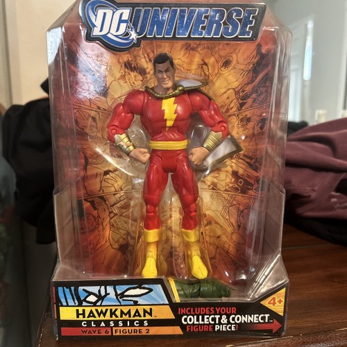 SEALED 2008 DC Universe SHAZAM Figure Error. Name Marqued HAWKMAN - Picture 1 of 4