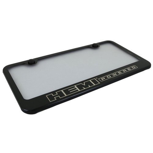Hemi Powered License Plate Frame (Black) - Picture 2 of 4