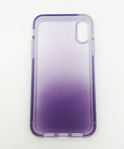 Tech21 Pure Ombre Hardshell Tough Thin Case Cover for iPhone XR - Purple - Picture 2 of 8