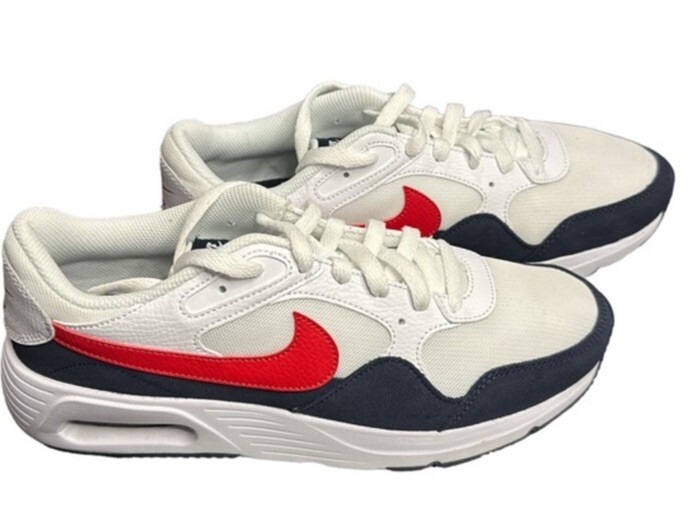 air max sc white red navy