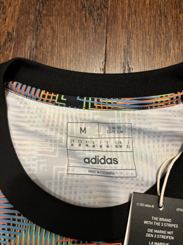 Herren Atlanta United FC Adidas schwarz 2024 Hispanic Heritage Pre-Match Oberteil Medium - Bild 4 von 7
