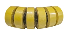 6 Vibac Yellow Adhesive Masking Tape Rolls 36mm x 54.8 m Genuine (6 Units)