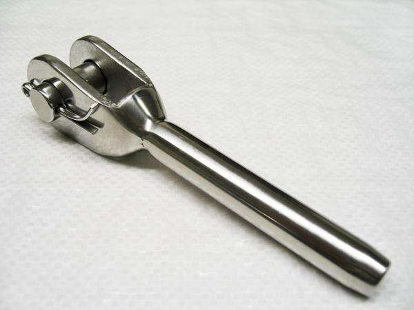 Stainless Steel Swage Fork Terminal 7MM (Jaw Wire Rope Cable Rigging)