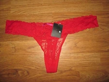 Womens SEVEN TIL MIDNIGHT thong lace underwear panties sz 1X - 2X NWT