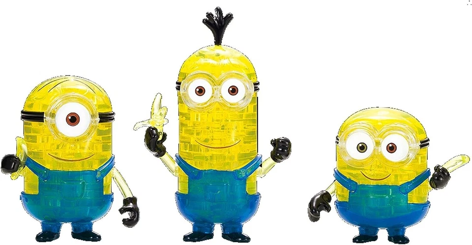 3D Crystal Puzzle, 97 piece crystal puzzle minions, BEVERLY - Image 4 of 4