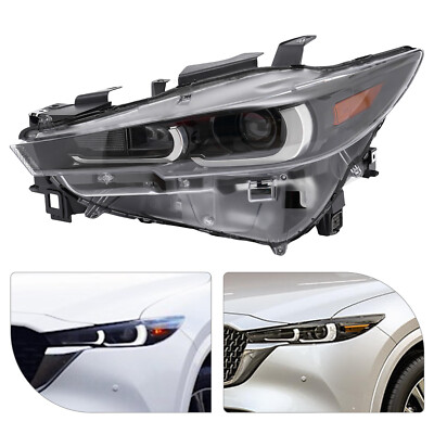 Headlight Driver Side for 2022-2024 Mazda CX-5 Full LED Headlamp Non-AFS&LED DRL