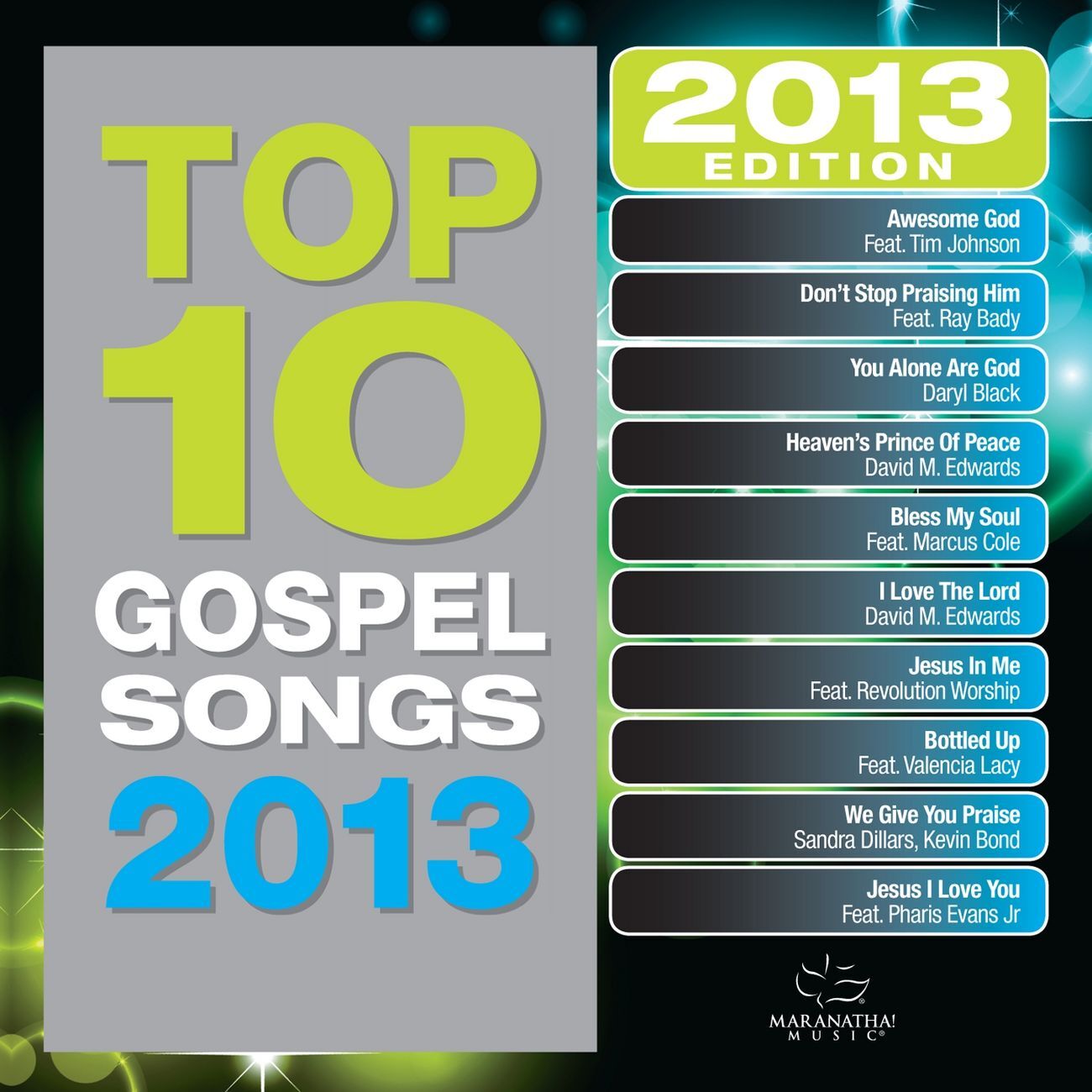 Top 10 Gospel Songs 2013 - Various Artists - Licensed Reproduction CD ...