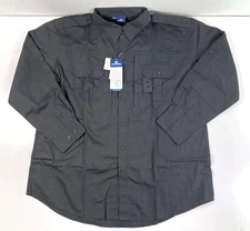 NEW 2XL REG PROPPER MENS F5312 TACTICAL LIGHTWEIGHT LONG SLEEVE SHIRT CHARCOAL