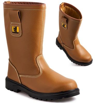 fur lined work boots