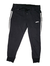 Adidas Climalite Black Track Sweat Pants Womens Size Large