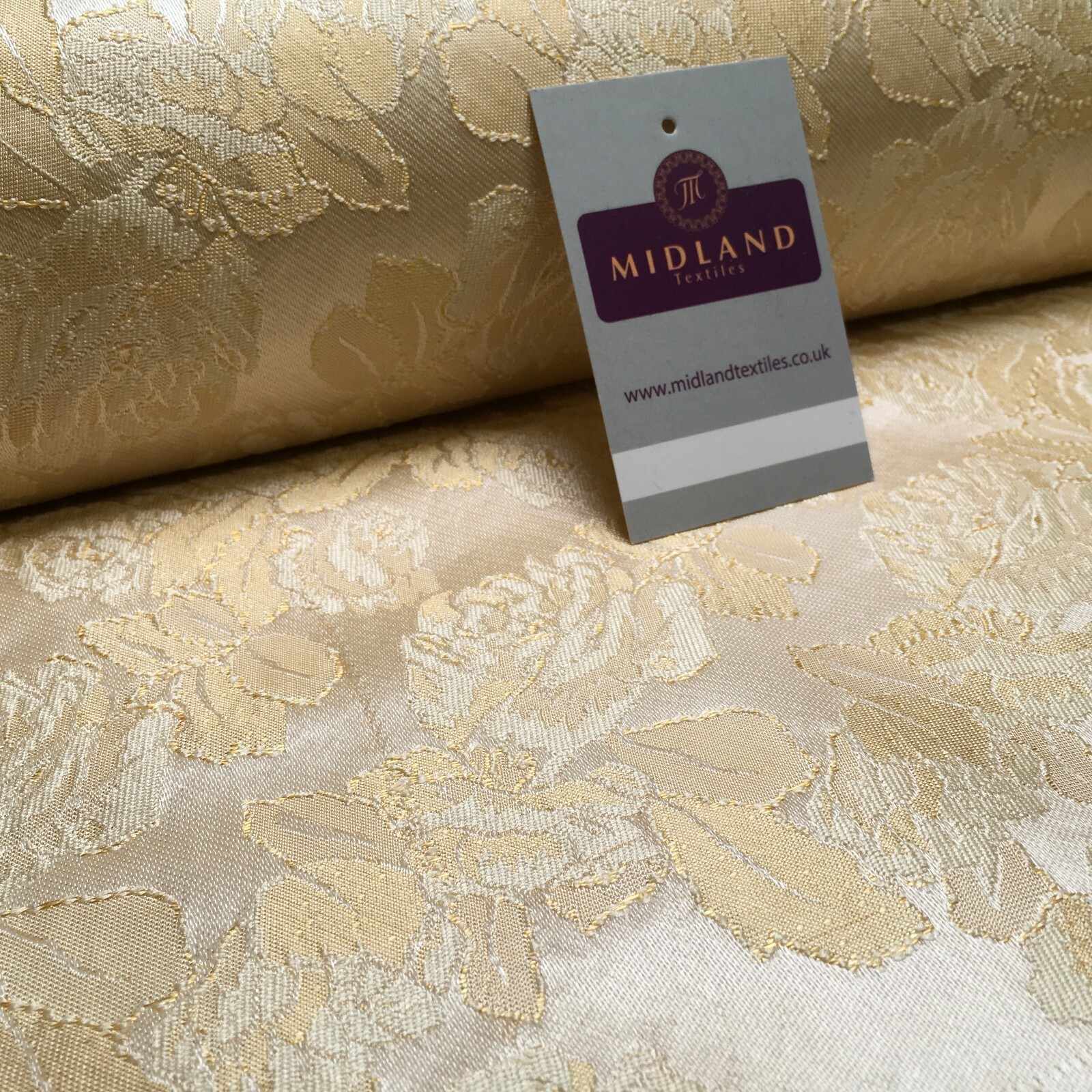 Tessuto Broccato Di Seta Peonia: Tappezzeria Floreale Per Quilting, Cucito, Larghezza 29,5" - Italia - Foto 8