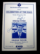 Graham Taylor signed Autograph