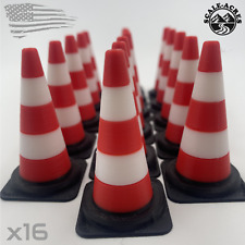 1:10 Scale RC Traffic Cones Set Crawler, Course. Set of 16 Pcs. Car Drift race