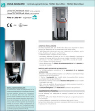 Sistem Air Centrale aspirante Centrali aspiranti TECNO Block Maxi CIVILE AVANZAT