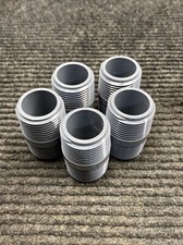 Lot of 5 Nipple Thread/Thread PVC Pipe 1" x 2"