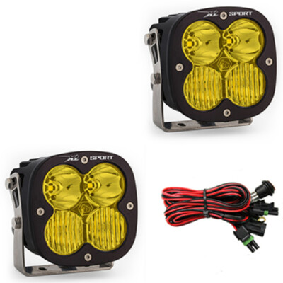 Baja Designs 567813 XL Sport Pair Driving Combo Amber Light Pods