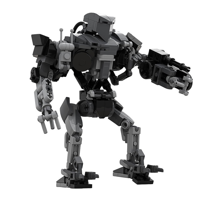 MOC 262PCS Robot Policemen Model Building Kit Building Toys Set MOC Build Gift