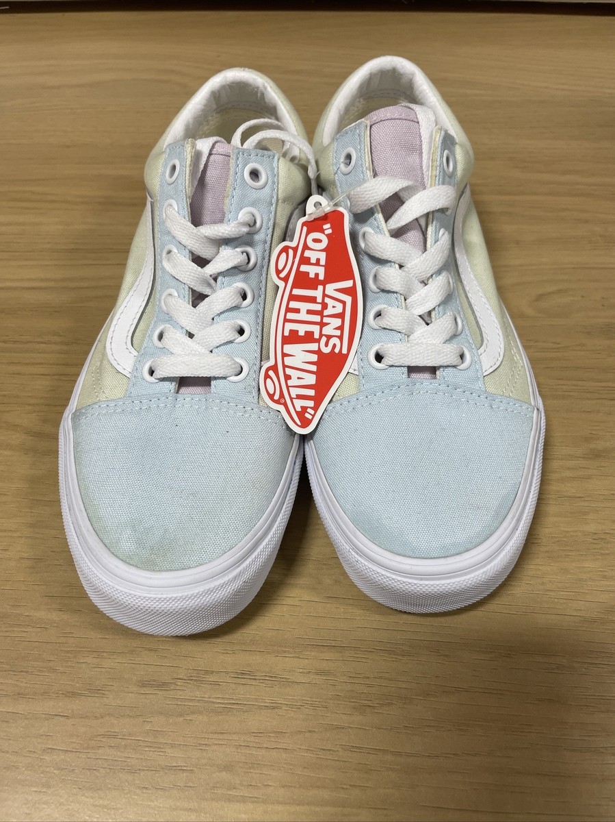 Vans Platform Color Block Old Skool Shoes Pastel Combo UK NWT/NWOB