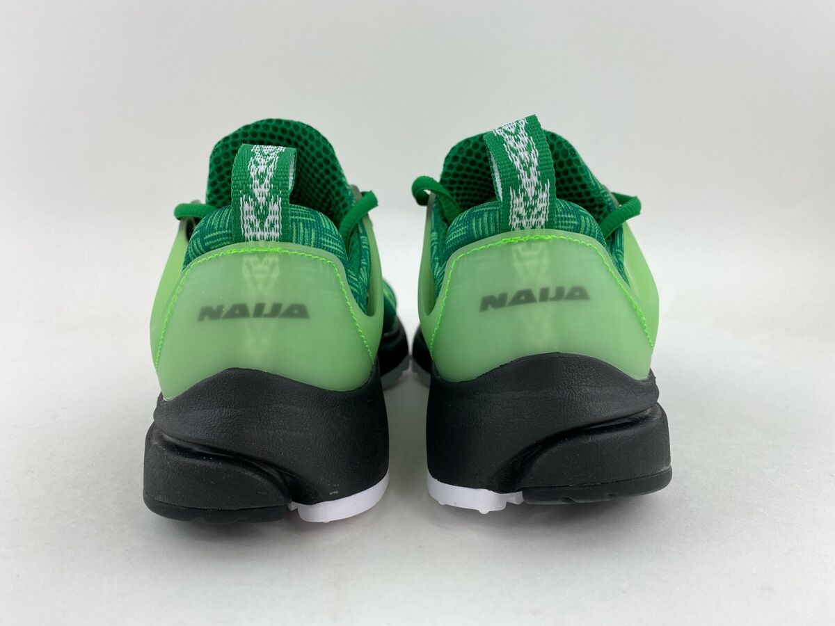 Nike Air Presto Naija Nigeria Green XXS Women's Size 4.5-6.5 Nike Air Presto Naija Nigeria Green XXS Women's Size 4.5-6.5