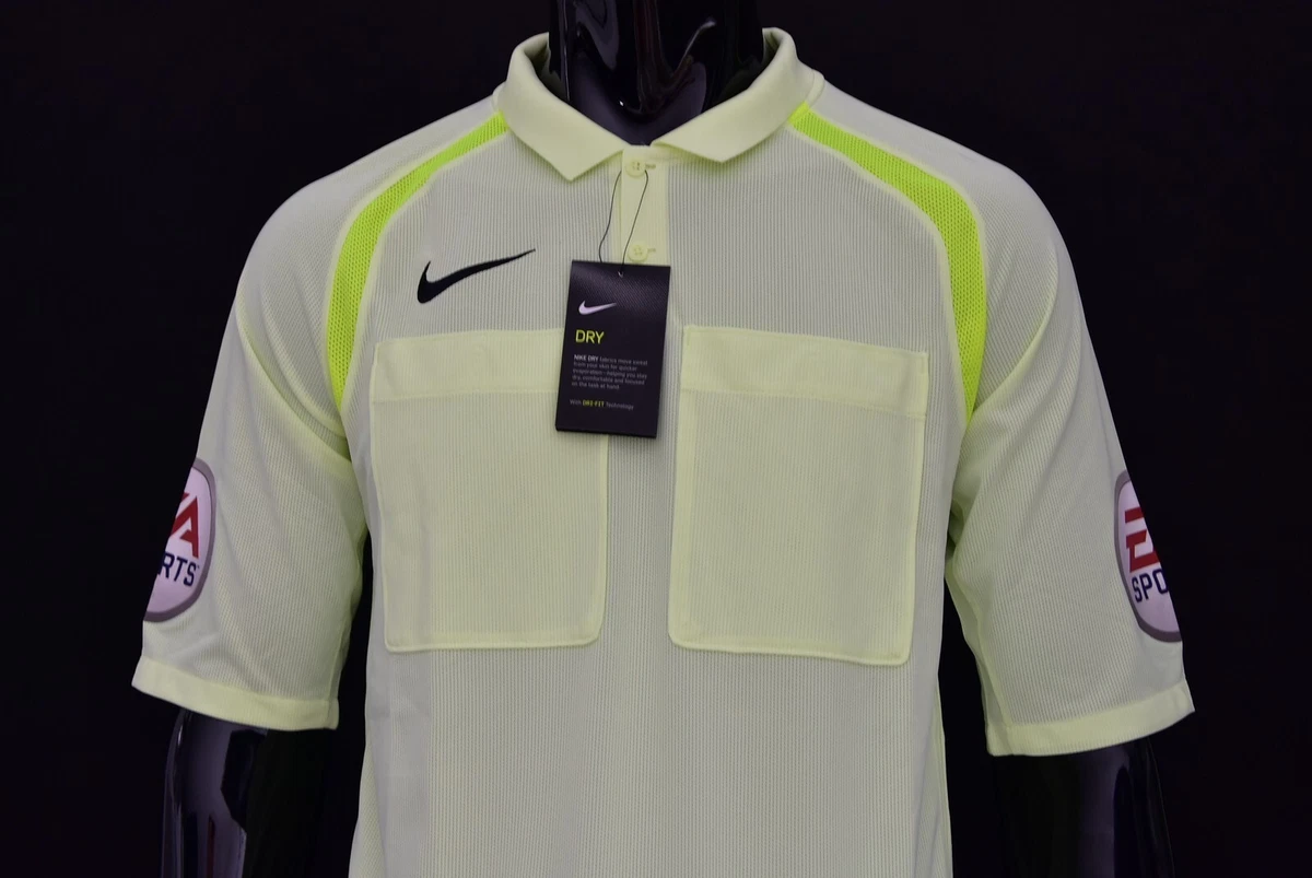 NIKE REFEREE Premier League Shirt EA SPORTS Jersey SIZE M adults MEDIUM