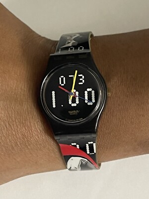 Vintage Collector Swatch Watch 1996 Atlanta Olympics NADIA  display picture 2