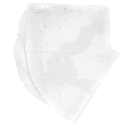  40 Blatt Schablonen, Buchstabenschablonen, Schablonen aus Kunststoff, zum - Bild 1 von 12