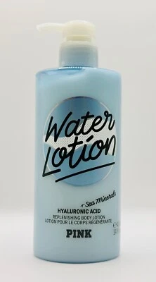 VICTORIA'S SECRET VICTORIAS SECRET PINK WATER LOTION w/ HYALURONIC ACID BODYLOTION 14 oz New