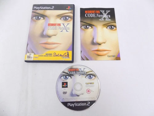 Mint Disc Playstation 2 Ps2 Resident Evil Code: Veronica X - Inc Manual