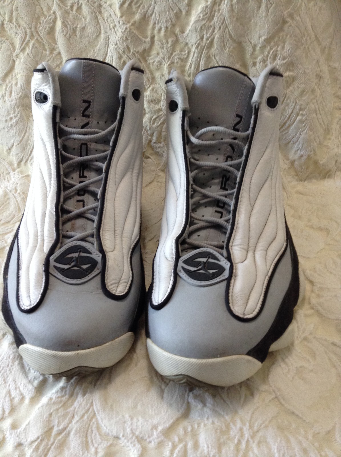NIKE MEN’S JORDON PRO STRONG GRAY, WHITE, BLACK, SZ 13 407285-013