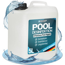 Flotex Pool Desinfektion 5L Poolreiniger Pooldesinfektion Wasser algizid