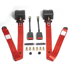 2X Genuine Honda Civic 3 Point Safety Adjustable Seat Belt Strap Car Vehicle USA