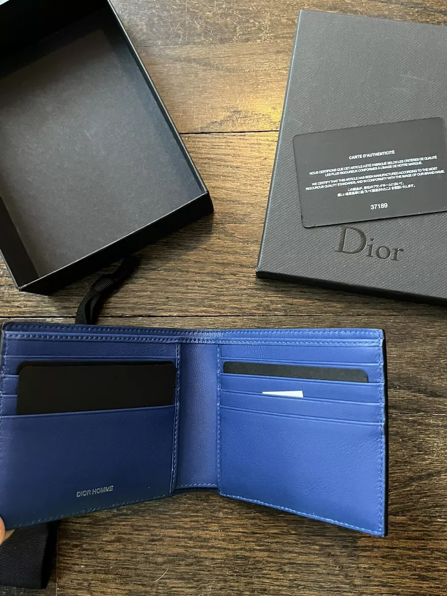 Christian Dior bifold leather wallet