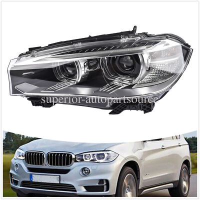 Left HID/Xenon Headlight Headlamp w/ AFS 63117317109 for BMW X5 2014-2018
