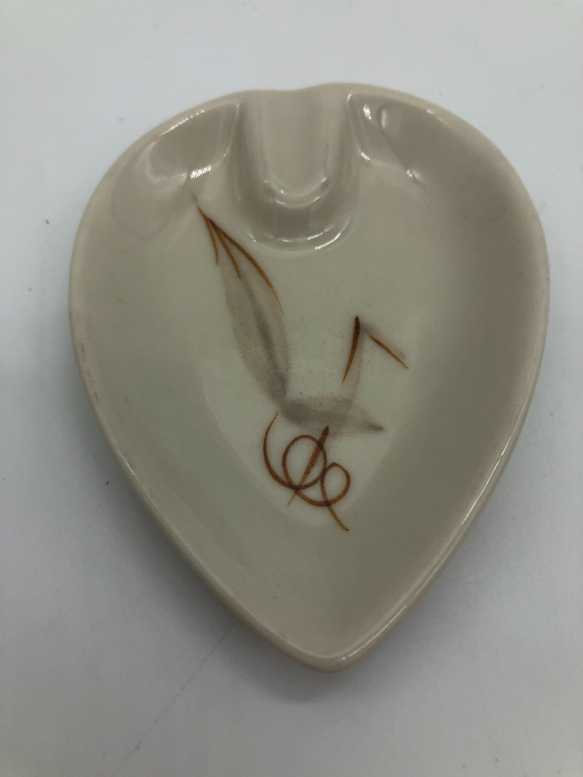 4 Vintage Winfield Praying Mantis Hand Painted Ashtray Spoon/Teabag