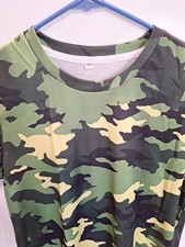 Kids Camouflage Print Short Sleeve T-shirts Boys Size 10-12WAS 10.99 NOW 8.00