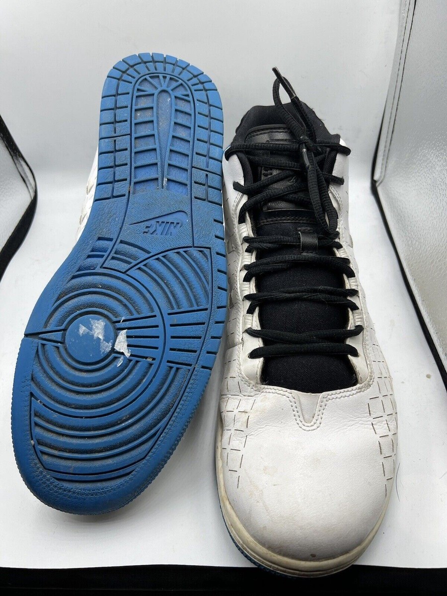 Air Jordan Illusion 705141-105 White/Black/Blue Sneaker Basketball Mens Sz‎ 11.5 Size 11.5 - Air Jordan Illusion White Black Photo for sale  main image 3