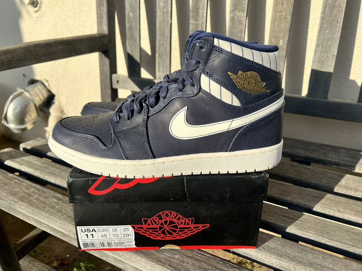 Nike Air Jordan 1 Retro High Derek Jeter RE2PECT New York Yankees 11 Spiderman