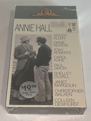 Vintage Annie Hall MGM 1988 VHS/VCR Tape Unopened; Allen, Keaton, Simon, Duvall