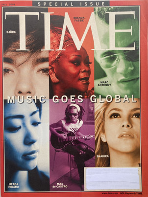 SHAKIRA / BJORK / MARC ANTHONY / UTADA HIKARU Fall 2003 TIME Magazine